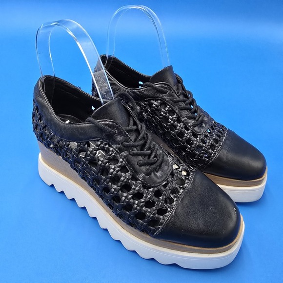 Sol Sana Fremont Platform Black  Oxford Sz EUR‎ 37 US 7 - Picture 1 of 11